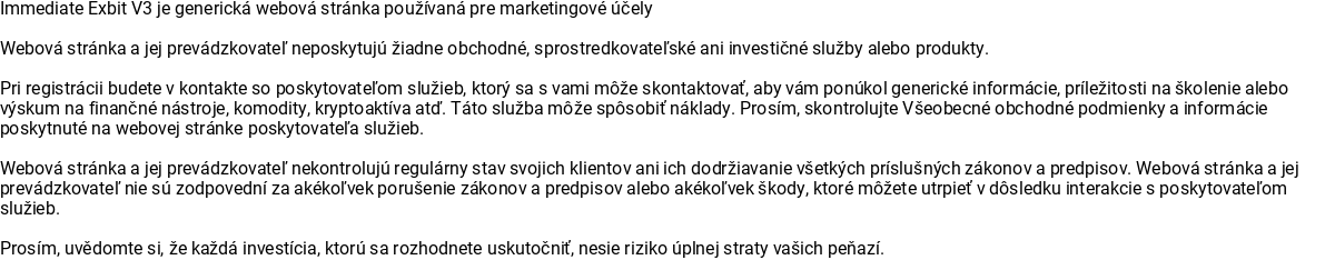 Rizikové vyskakovacie Okno